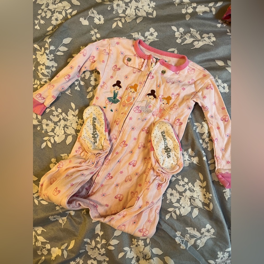Babies R Us footie with Princess Design